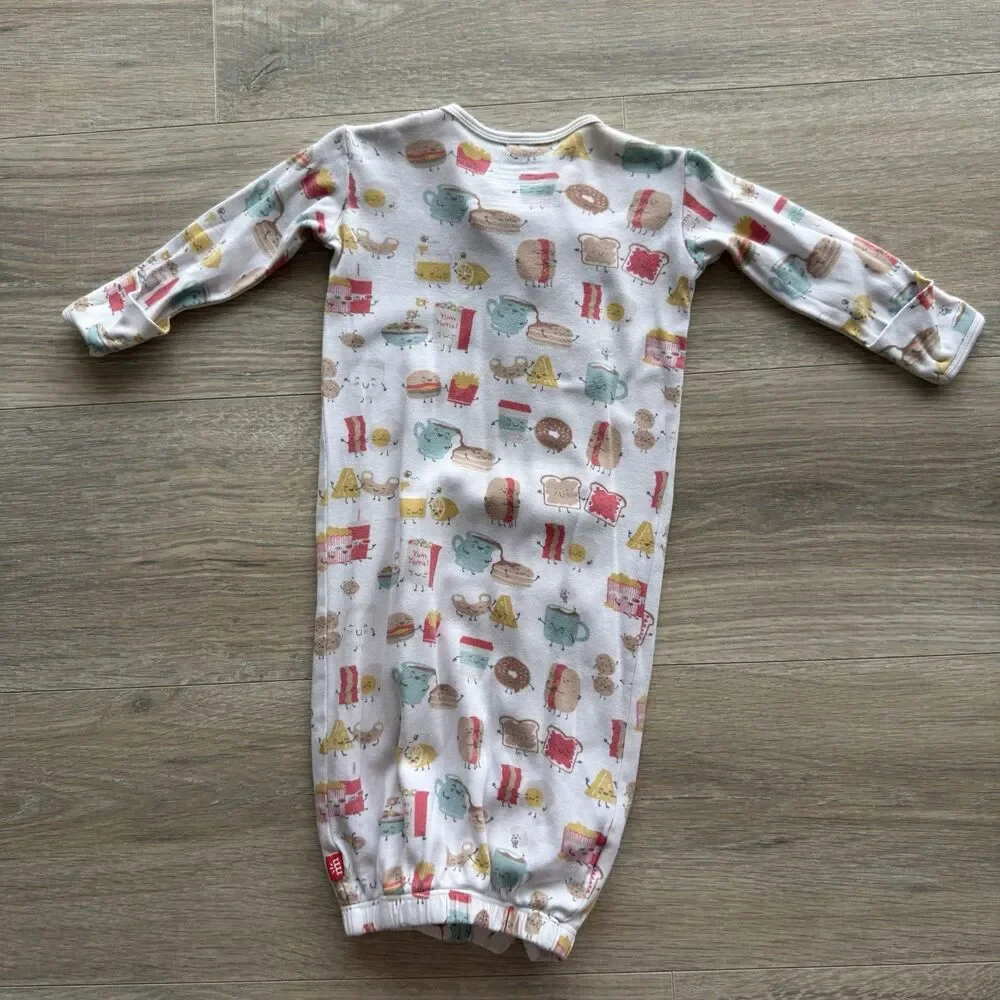 Magnetic Me “Better Together” Food Print Newborn - 3 Months Sleeper Gown Unisex